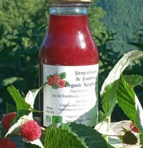 Sirop artisanal de Framboises